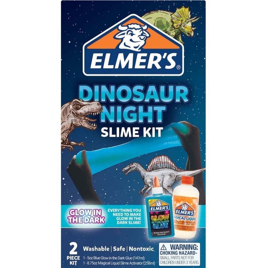 Christmas Gift BIG W  | Elmer'S Dinosaur Night Slime Kit